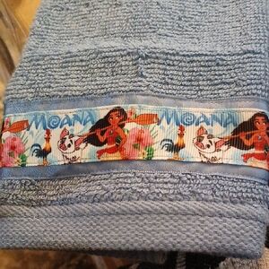 Disney Moana Kids Bib - Light Blue